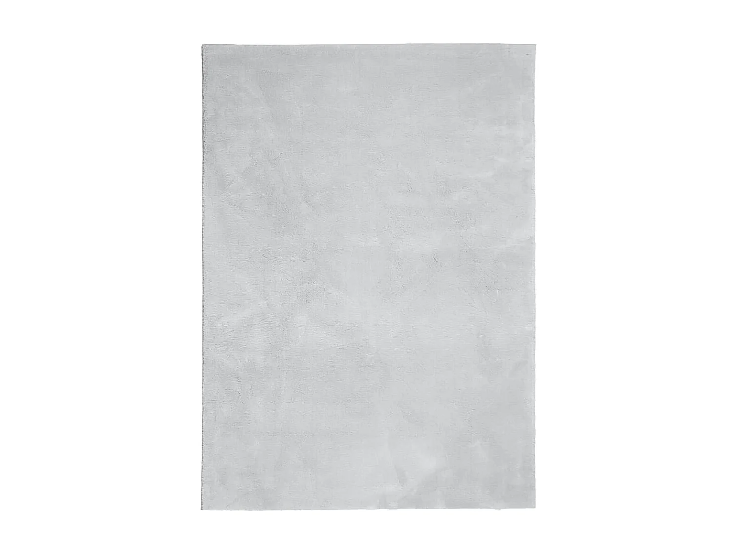 Tapis à poils courts doux et lavable gris 160x230 cm