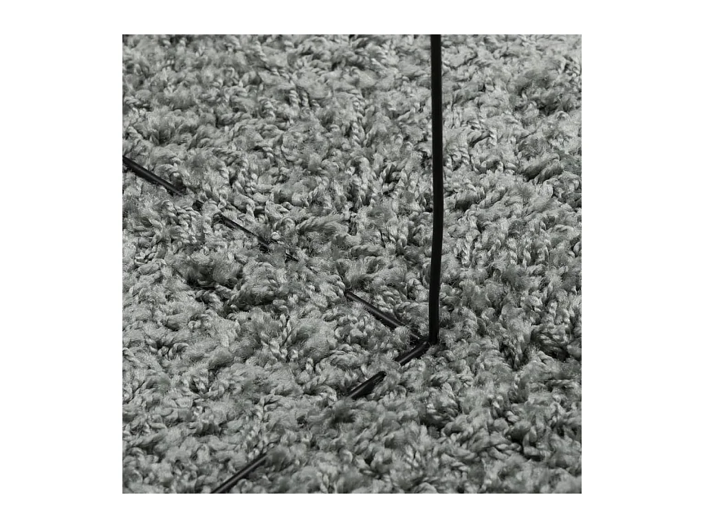 Alfombra de pelo largo moderna verde 160x230 cm