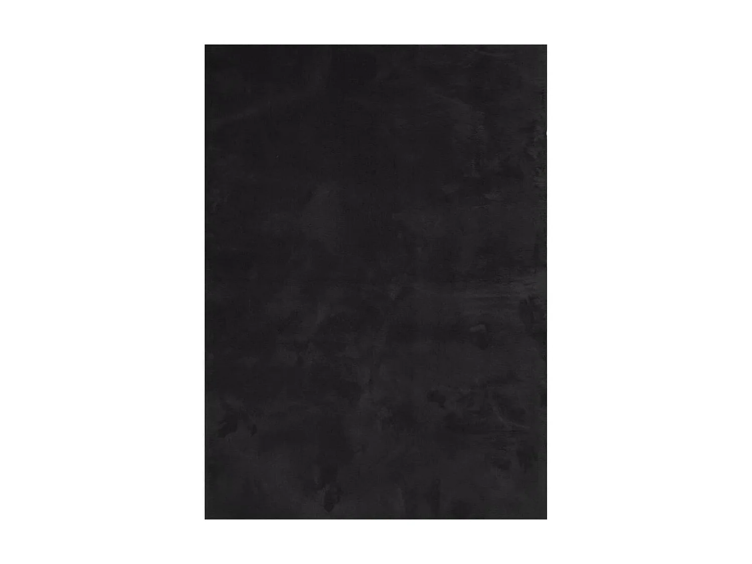 Tapis à poils courts doux et lavable noir 200x280 cm