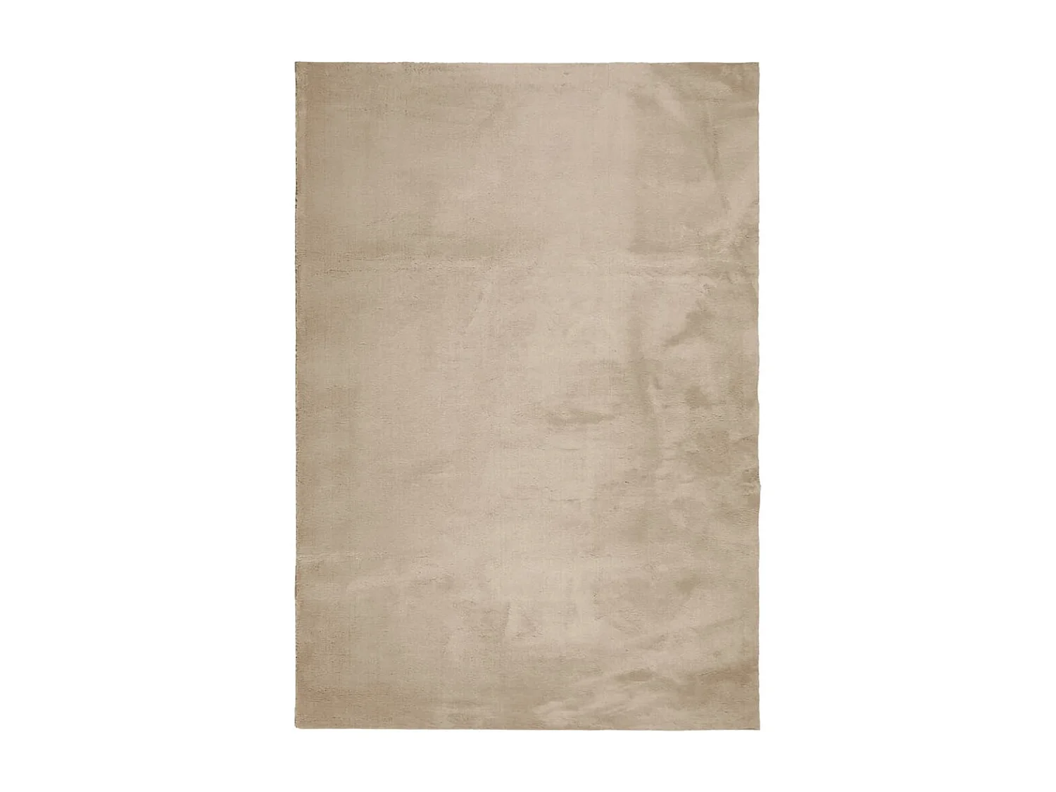 Tapis à poils courts doux et lavable sable 160x230 cm