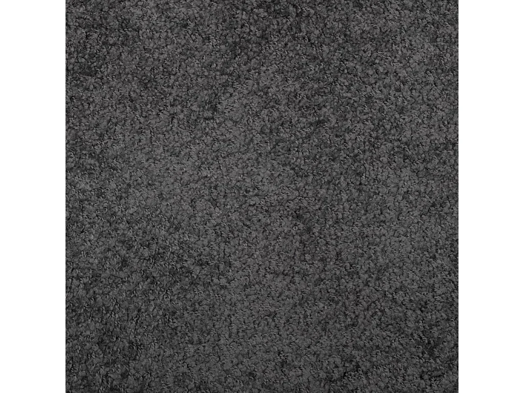 Tapis shaggy à poils longs moderne anthracite 120x170 cm