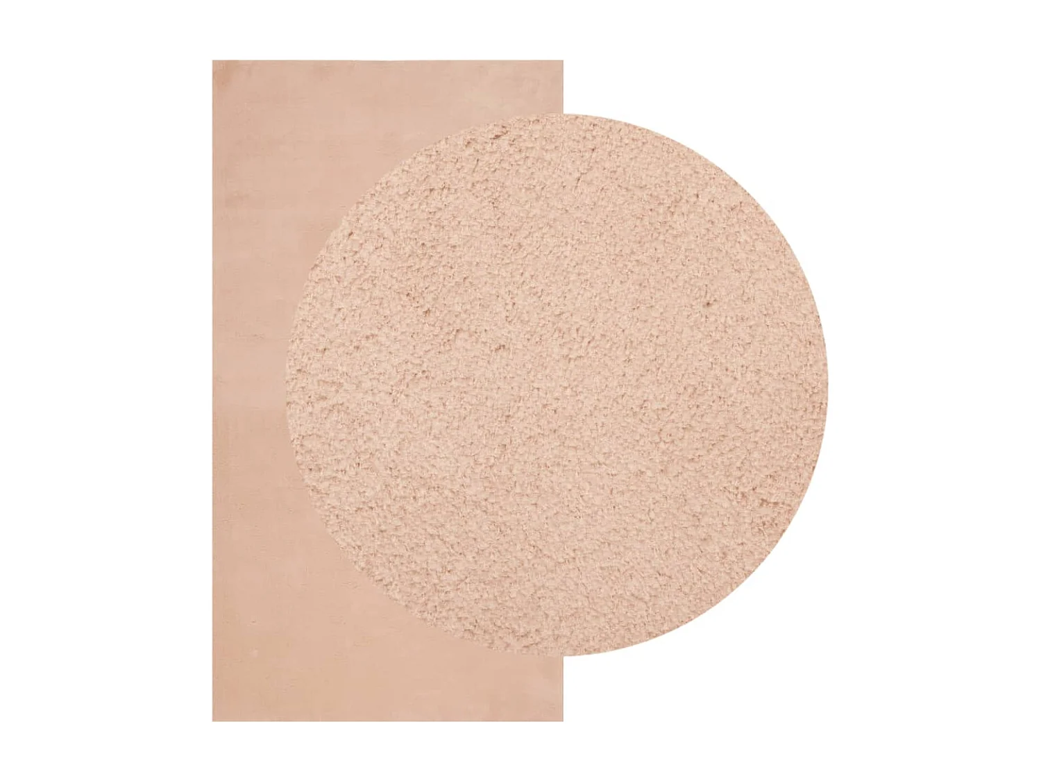 Tapis à poils courts doux lavable rouge clair 80x150 cm