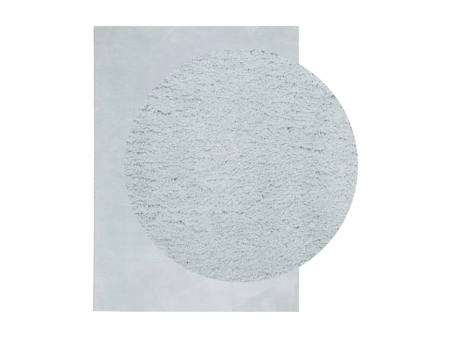Tapis à poils courts doux et lavable bleu 240x340 cm