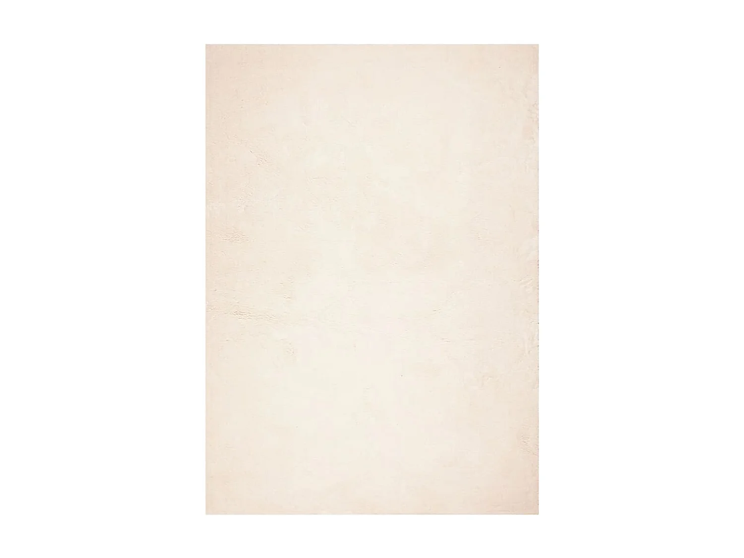 Alfombra de pelo corto suave lavable HUARTE beige 140x200 cm