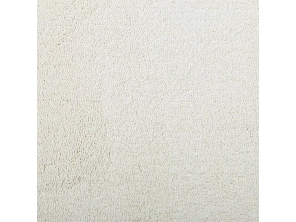 Tapis à poils courts crème 100x200 cm