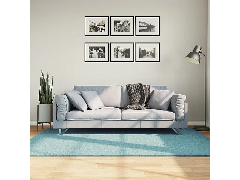 Tapete de pelo curto OVIEDO 140x200 cm verde