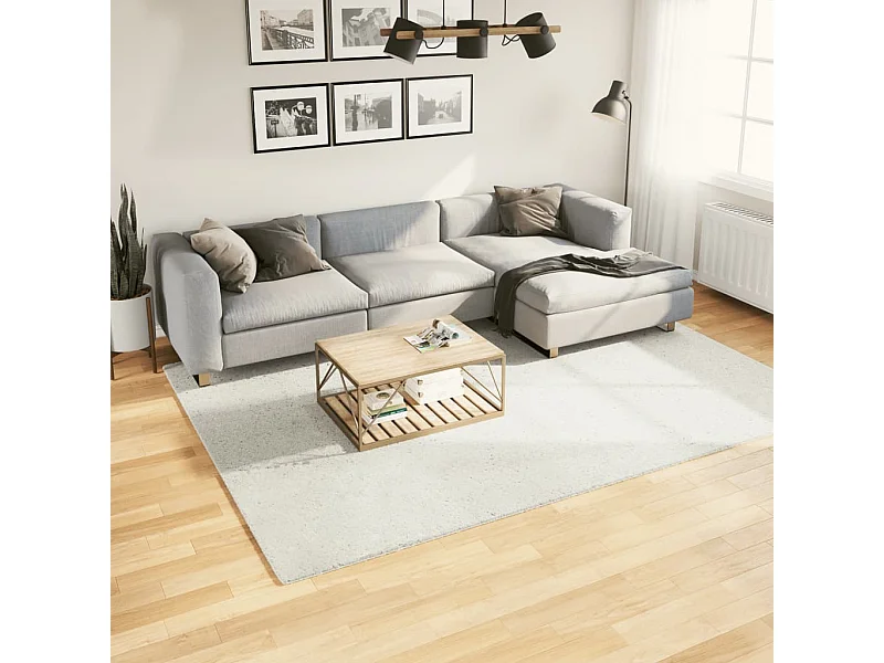 Tapete de pelo curto OVIEDO 200x280 cm creme