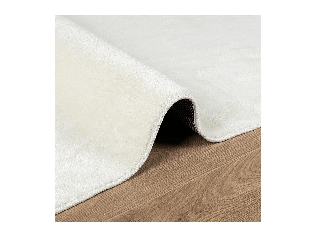 Tapete de pelo curto OVIEDO 200x280 cm creme
