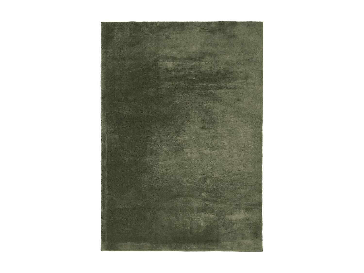 Tapis à poils courts doux lavable vert forêt 200x280 cm