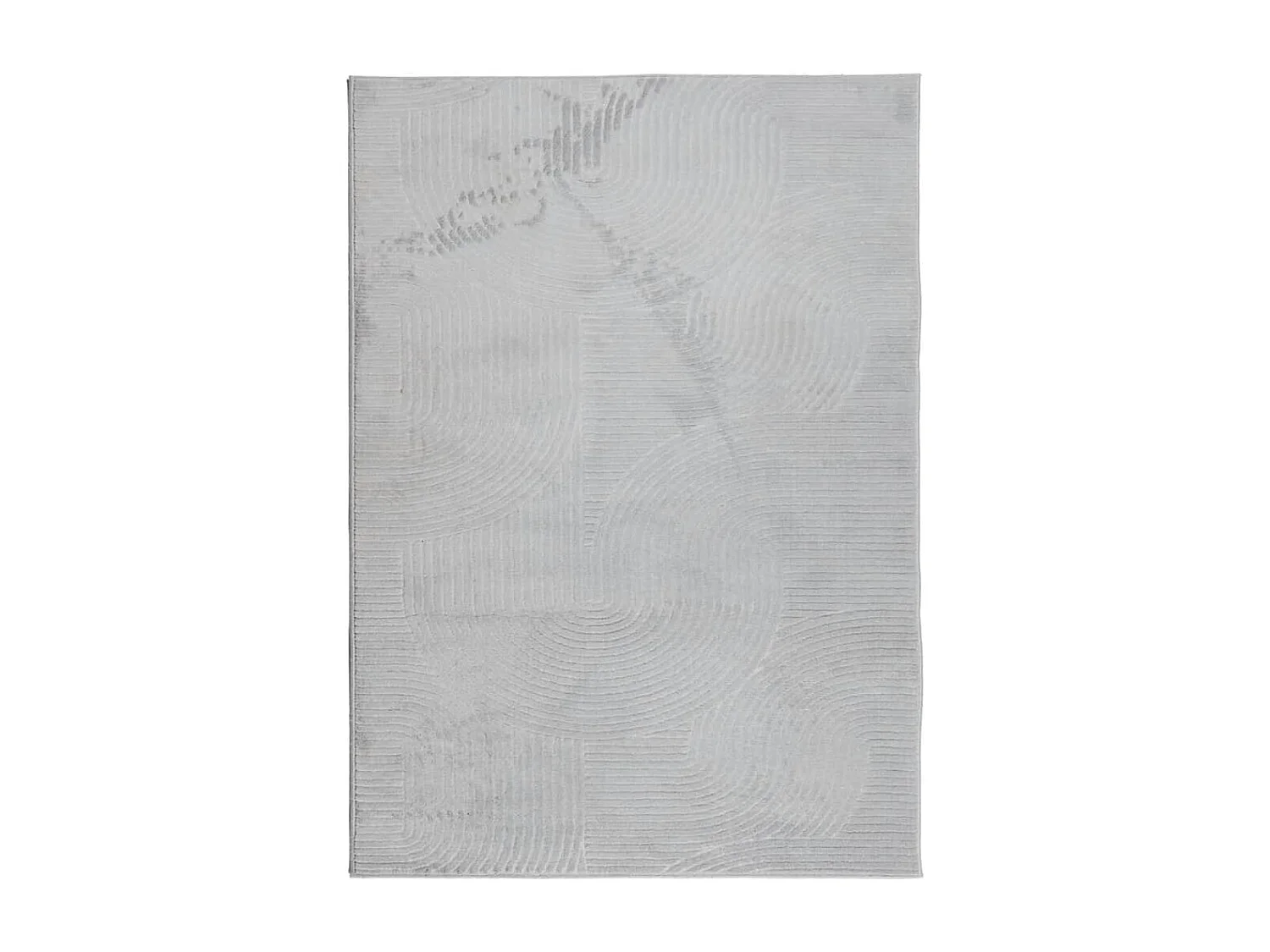 Tapis poils courts style scandinave gris 200x280 cm