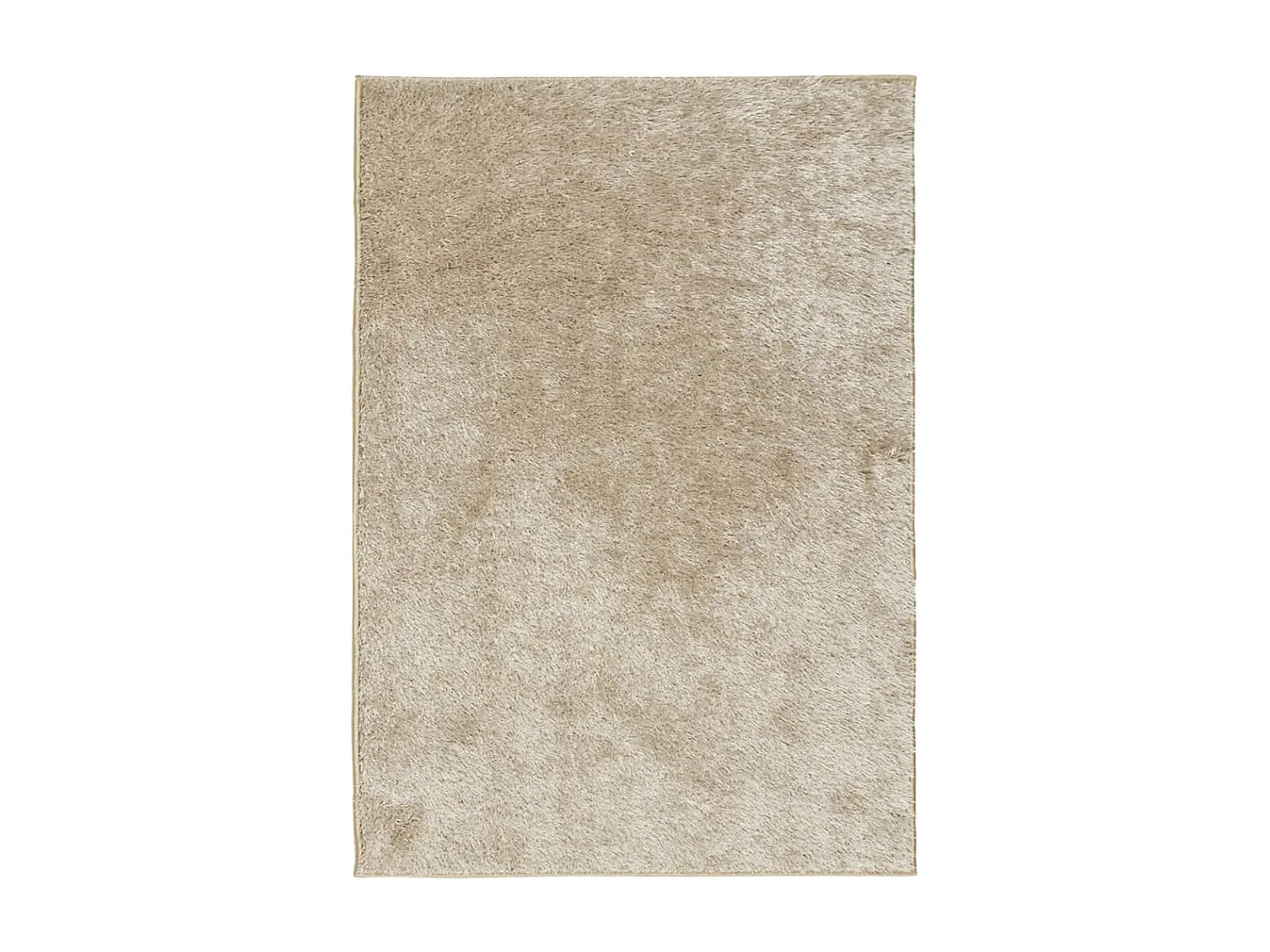 Alfombra pelo largo aspecto brillante ISTAN beige 160x230 cm