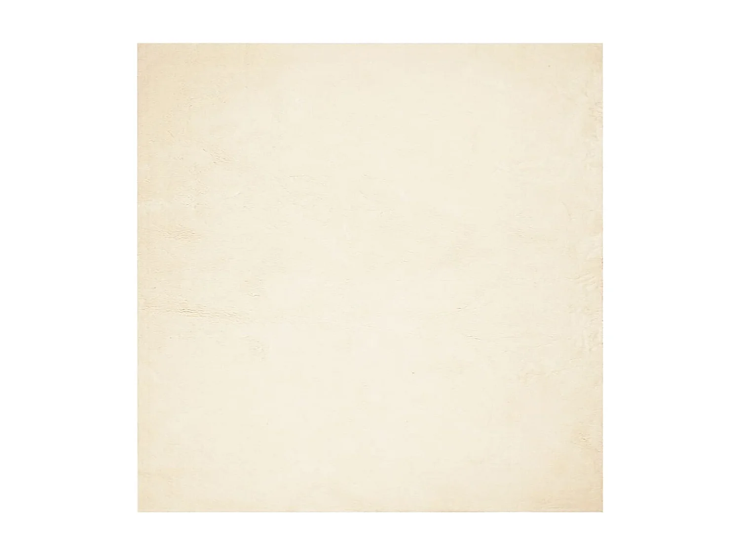 Tapis à poils courts doux et lavable crème 240x240 cm