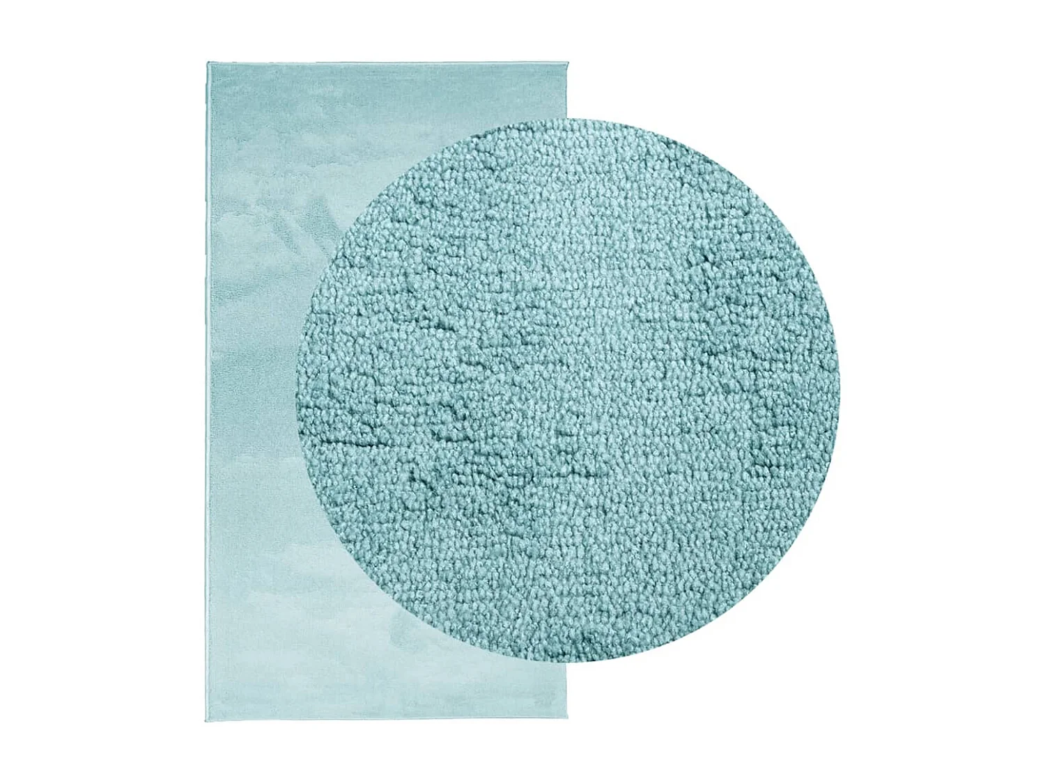 Alfombra de pelo corto OVIEDO verde 60x110 cm