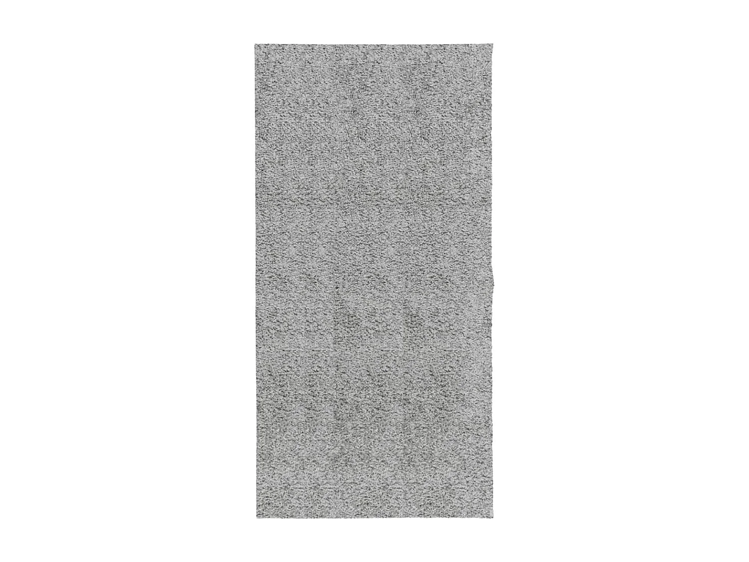 Tapis shaggy à poils longs moderne gris 100x200 cm