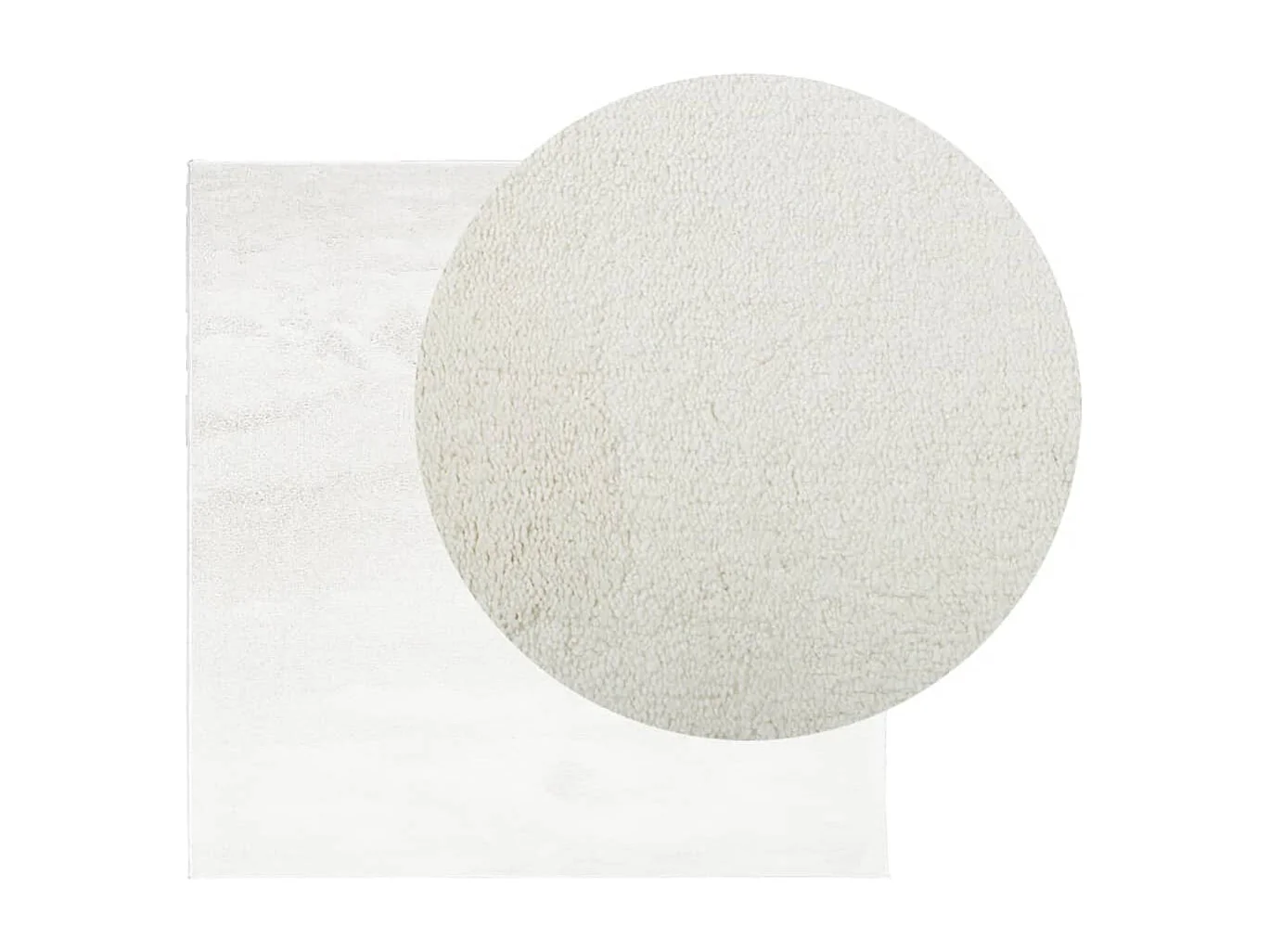 Alfombra de pelo corto OVIEDO crema 240x240 cm