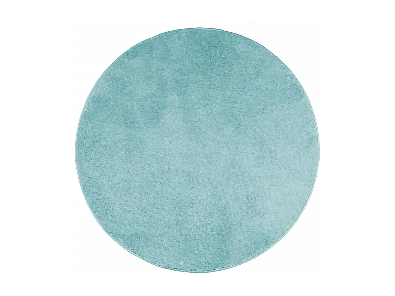 Tapis à poils courts vert ø 120 cm