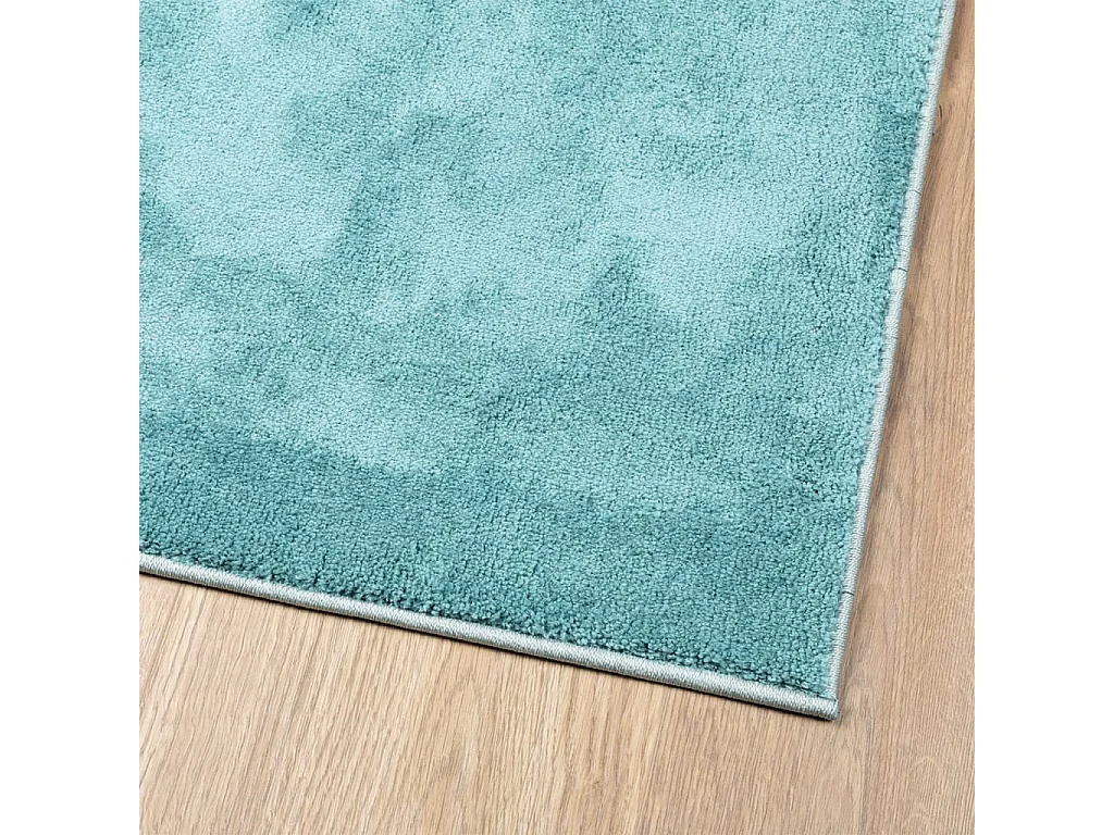 Tapis à poils courts vert 200x280 cm