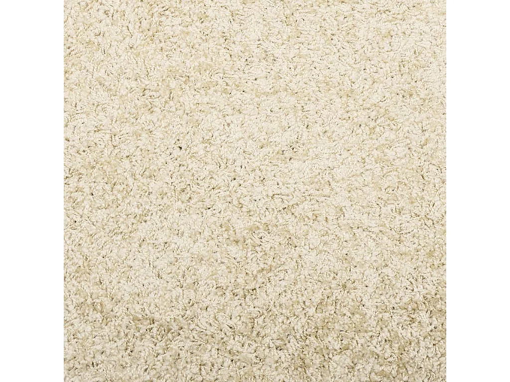 Tapete shaggy de pelo alto 80x150 cm dourado
