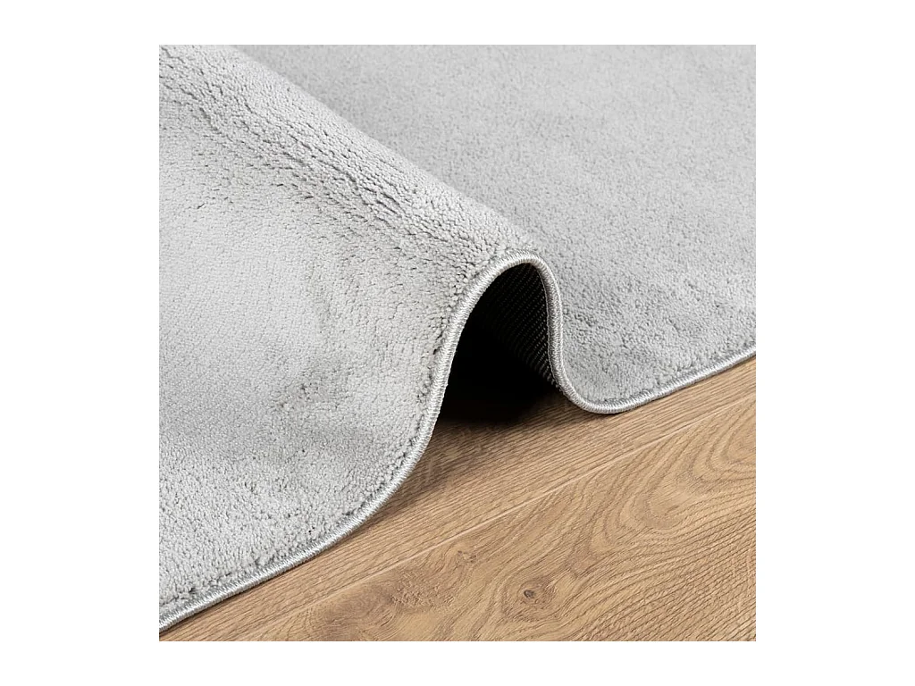 Alfombra de pelo corto OVIEDO gris 120x170 cm