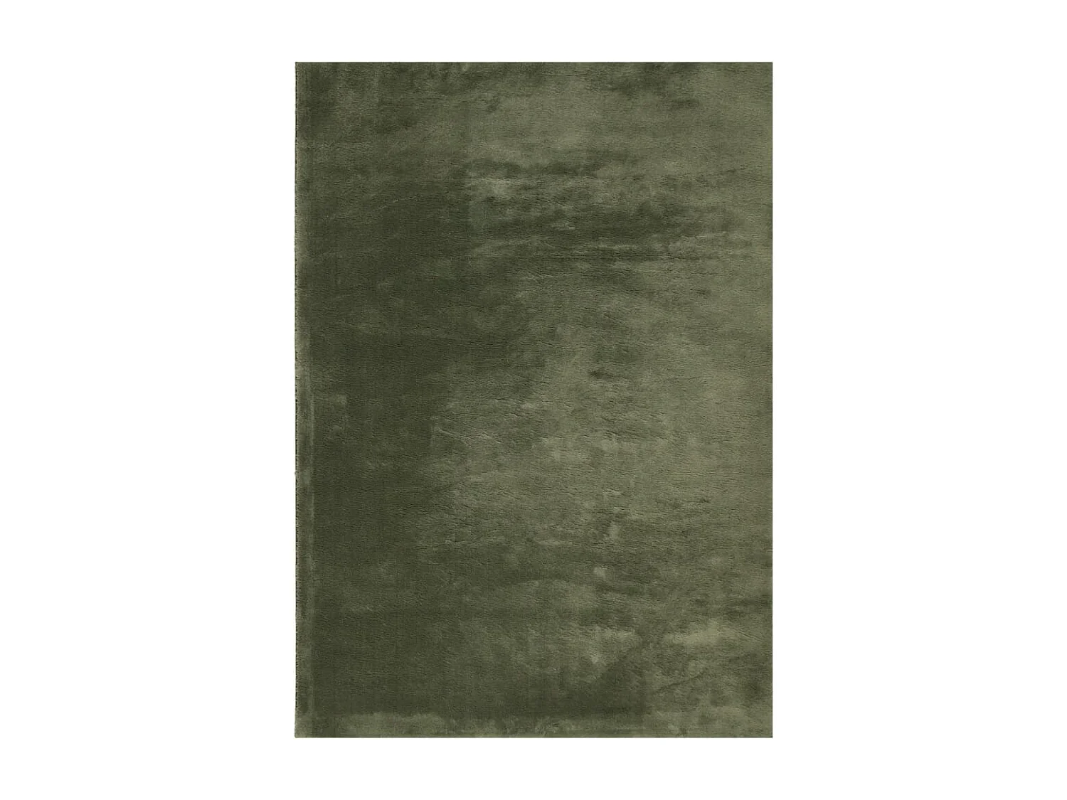 Tapis à poils courts doux lavable vert forêt 140x200 cm