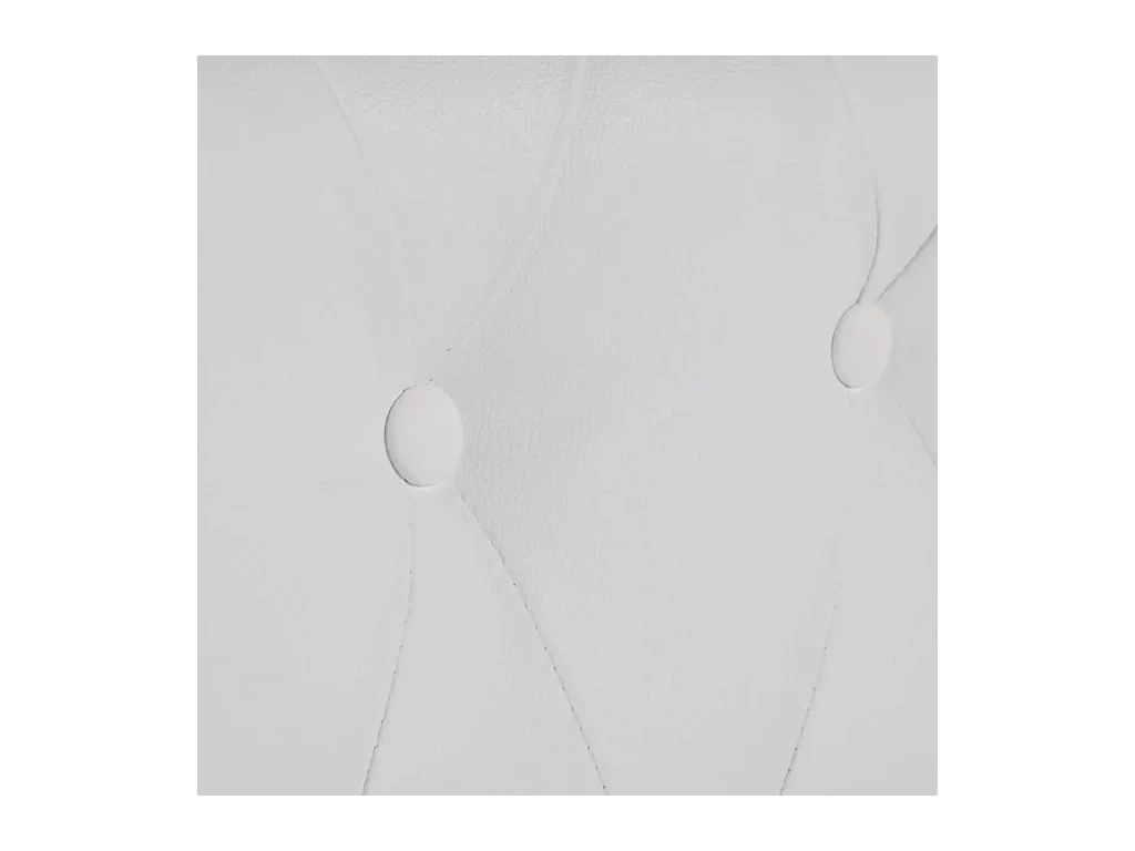 Driezitsbank Chesterfield kunstleer wit