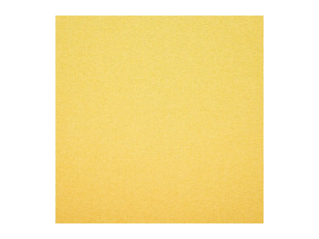 Canapé à 3 places revêtement en tissu 172x70x82 cm jaune