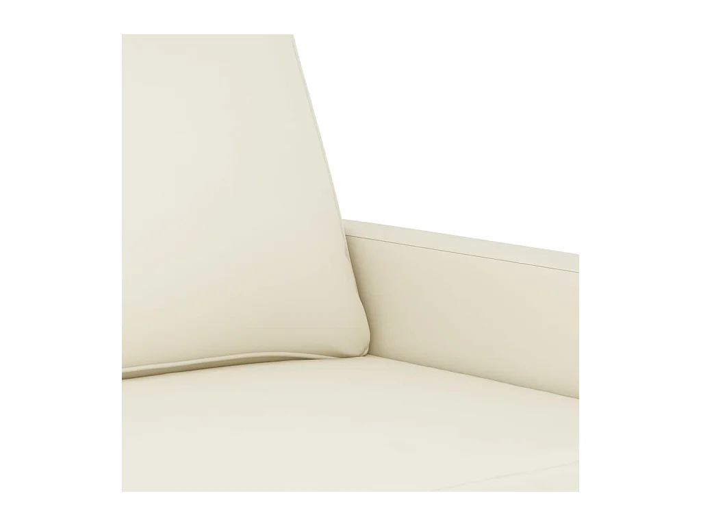 Canapé à 3 places Crème 180 cm Velours