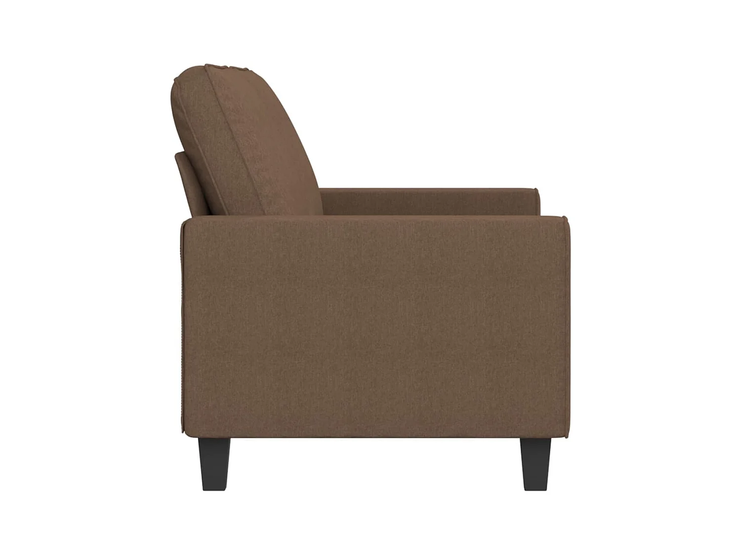 Tweezitsbank 140 cm stof bruin