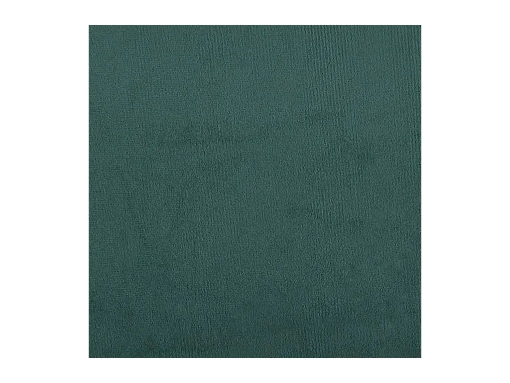 Canapé à 2 places Vert foncé 120 cm Velours