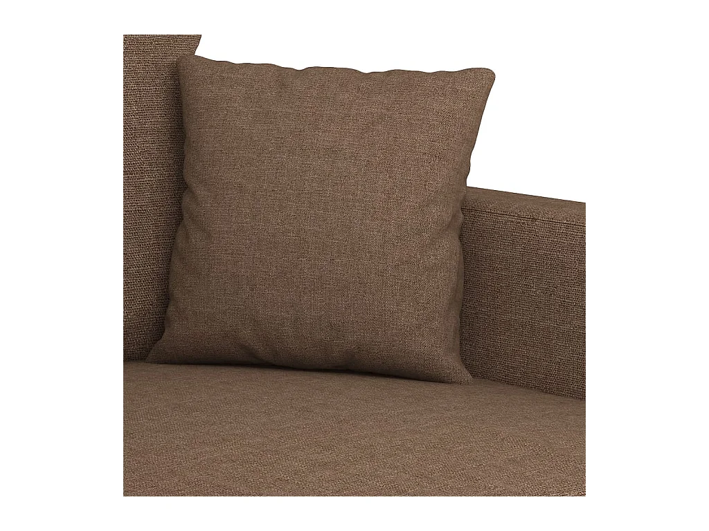 Tweezitsbank 120 cm stof bruin