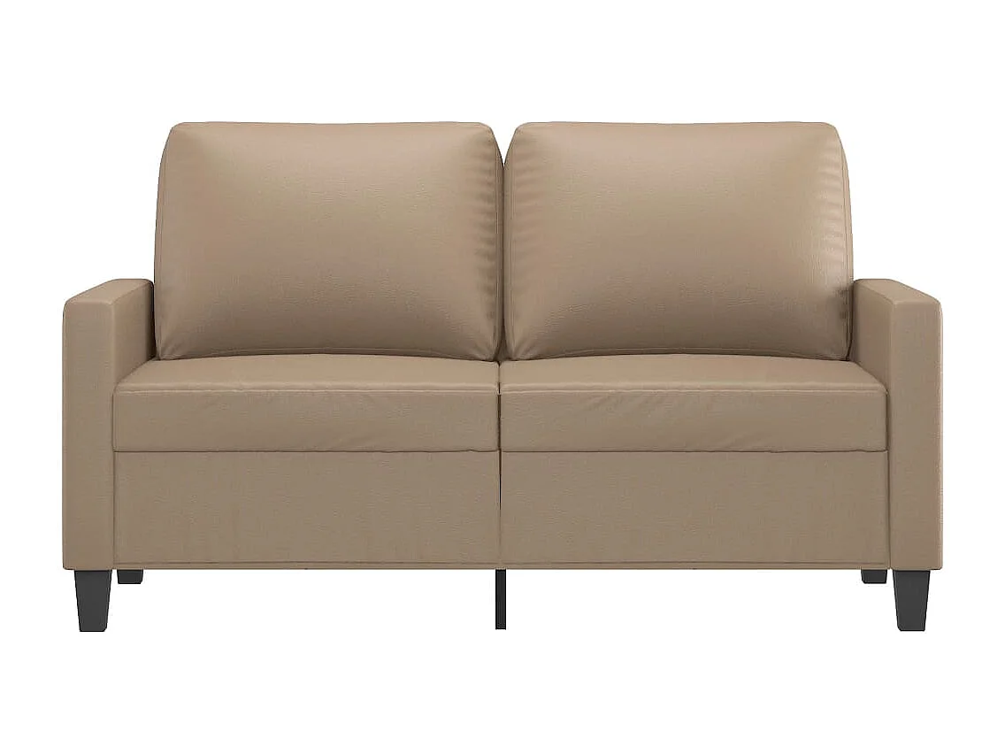 Canapé à 2 places Cappuccino 120 cm Similicuir