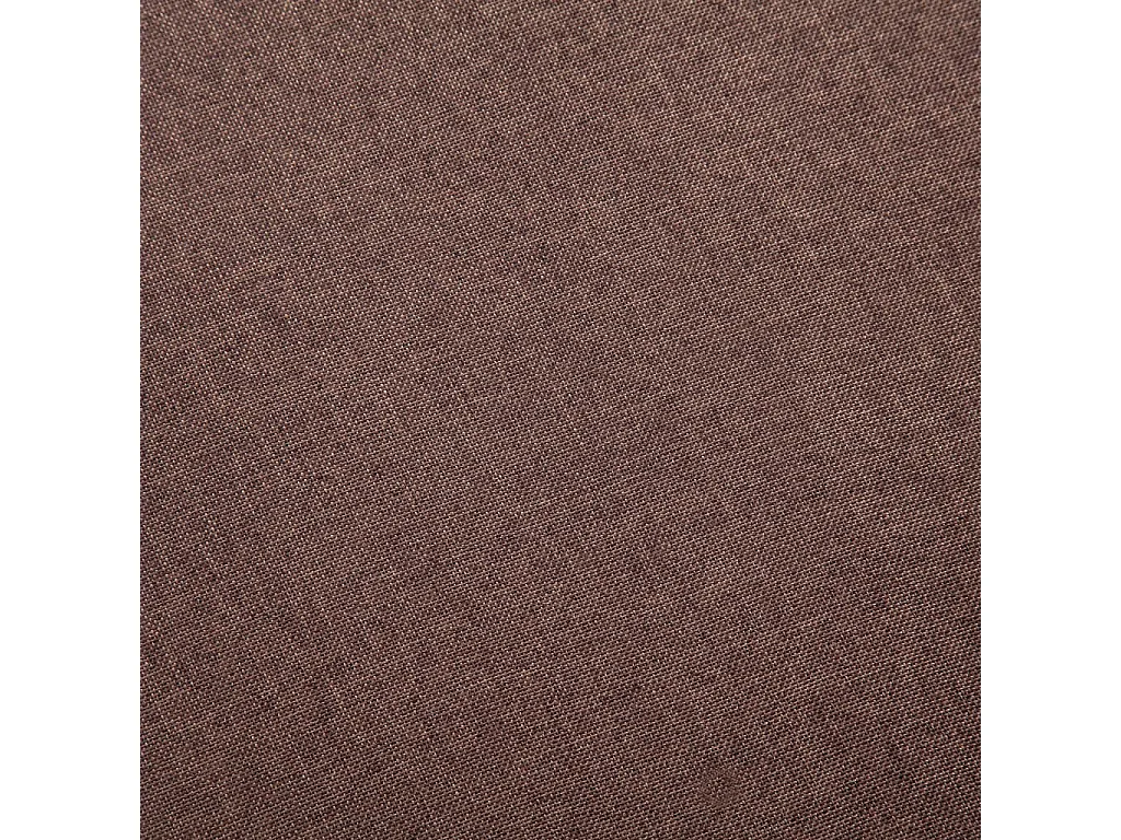 Canapé à 2 places Tissu Marron