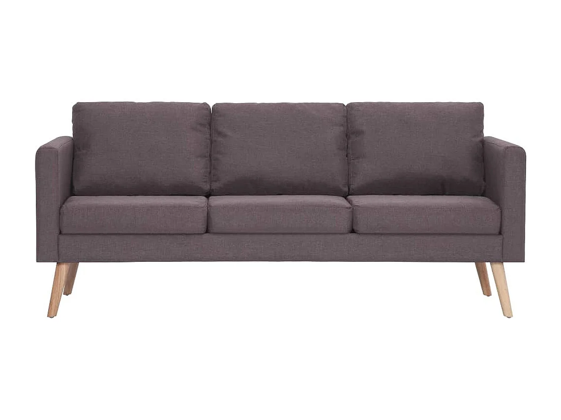 Canapé à 3 places Tissu Taupe