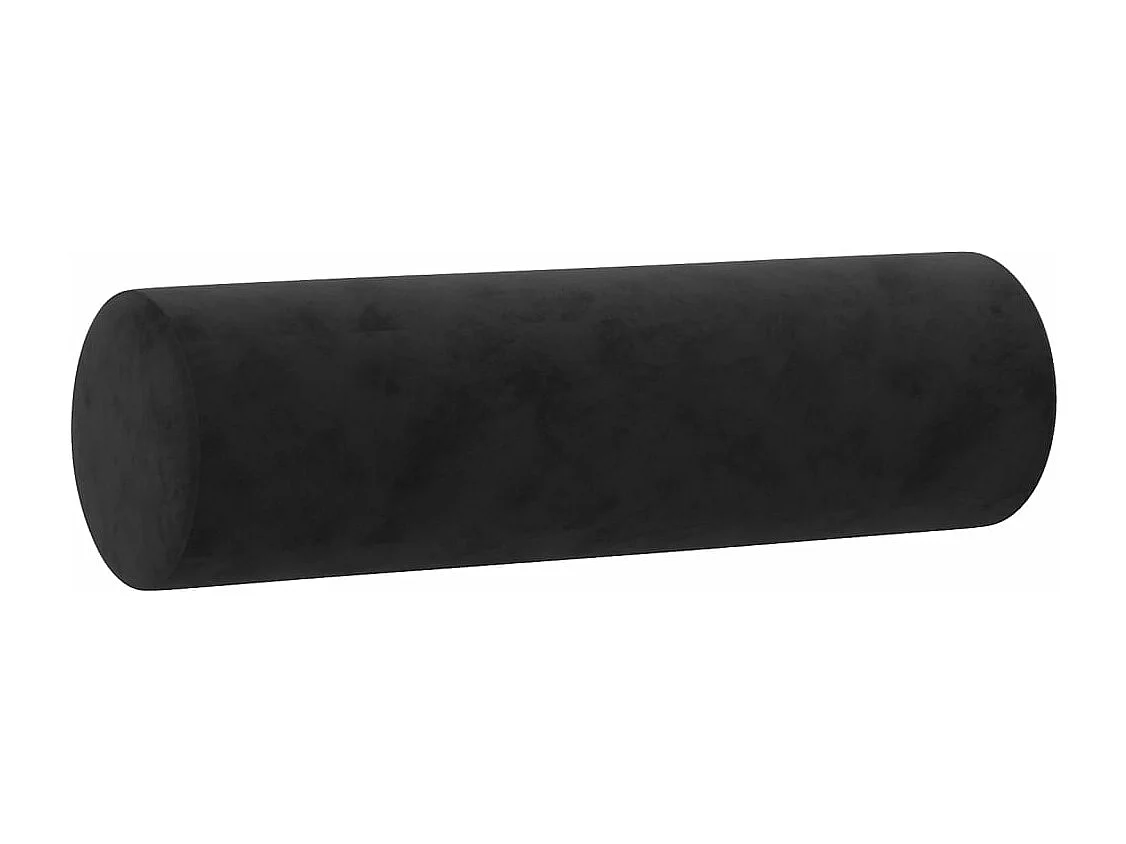 Tweezitsbank met sierkussens 140 cm fluweel zwart