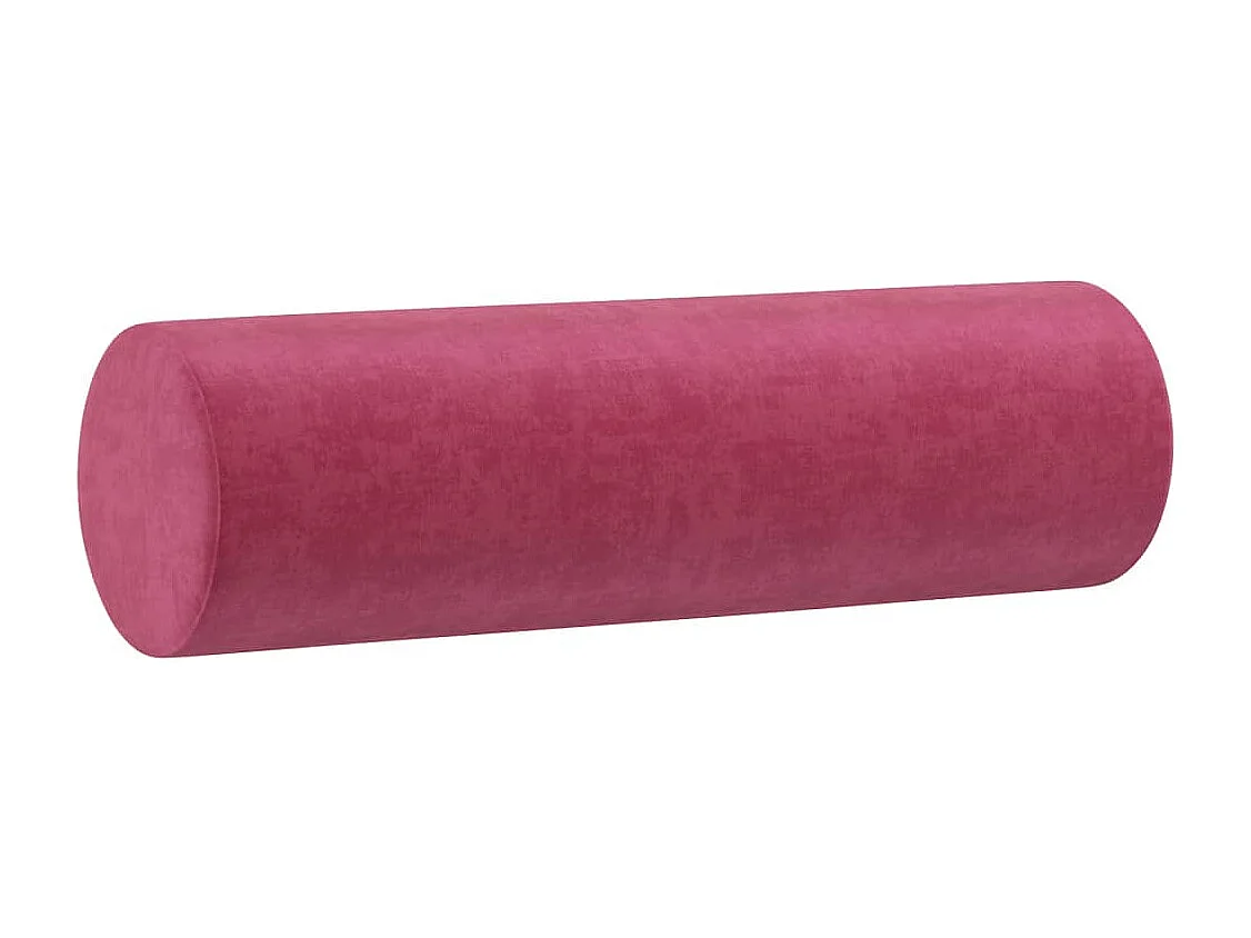 Tweezitsbank met sierkussens 140 cm fluweel wijnrood