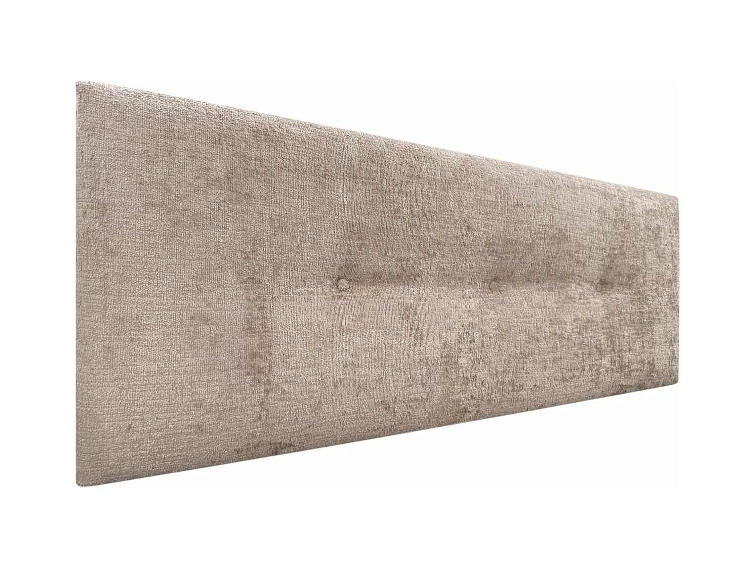 DHOME Tête de Lit Laine Naturelle avec Boutons 160x50cm Lits 150/160 - Marron Clair