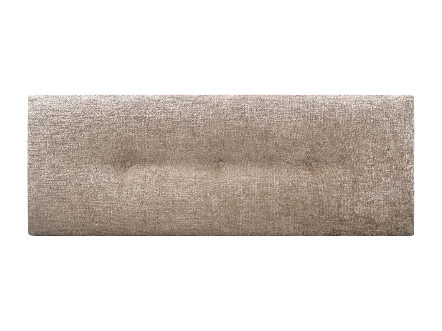 DHOME Tête de Lit Laine Naturelle avec Boutons 160x50cm Lits 150/160 - Marron Clair