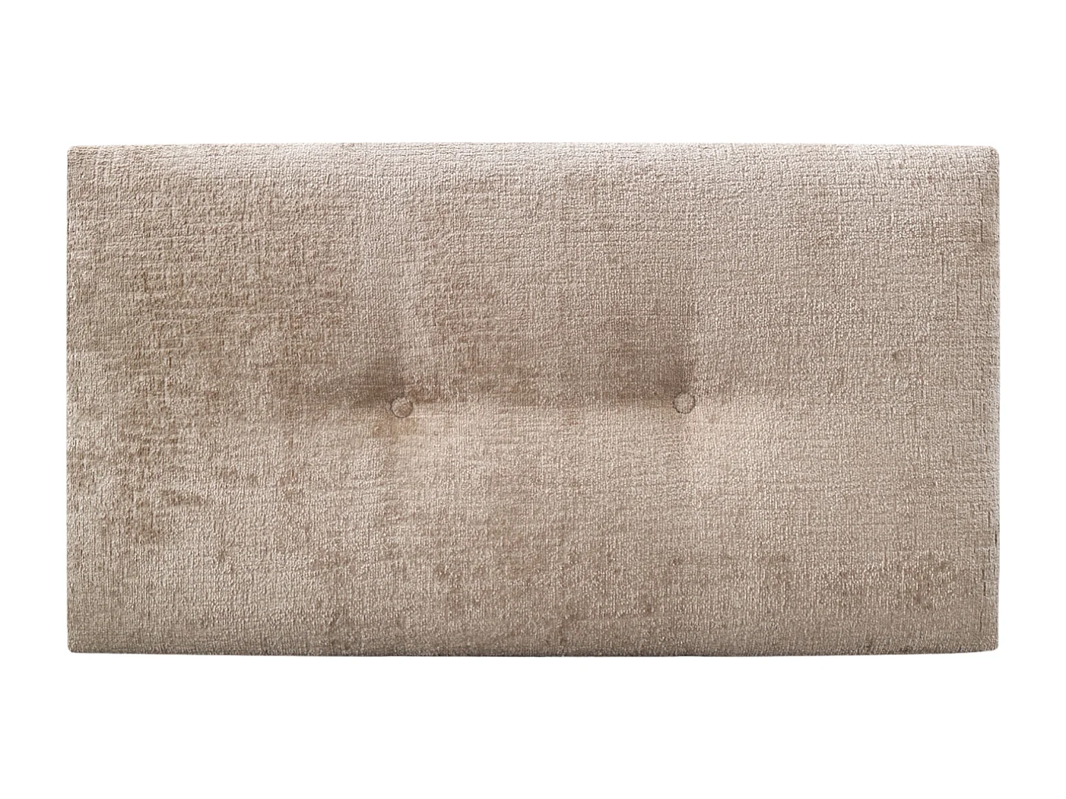 DHOME Kopfteil aus Naturwolle mit Knöpfen, 90 x 50 cm, Betten 80/90 – Hellbraun