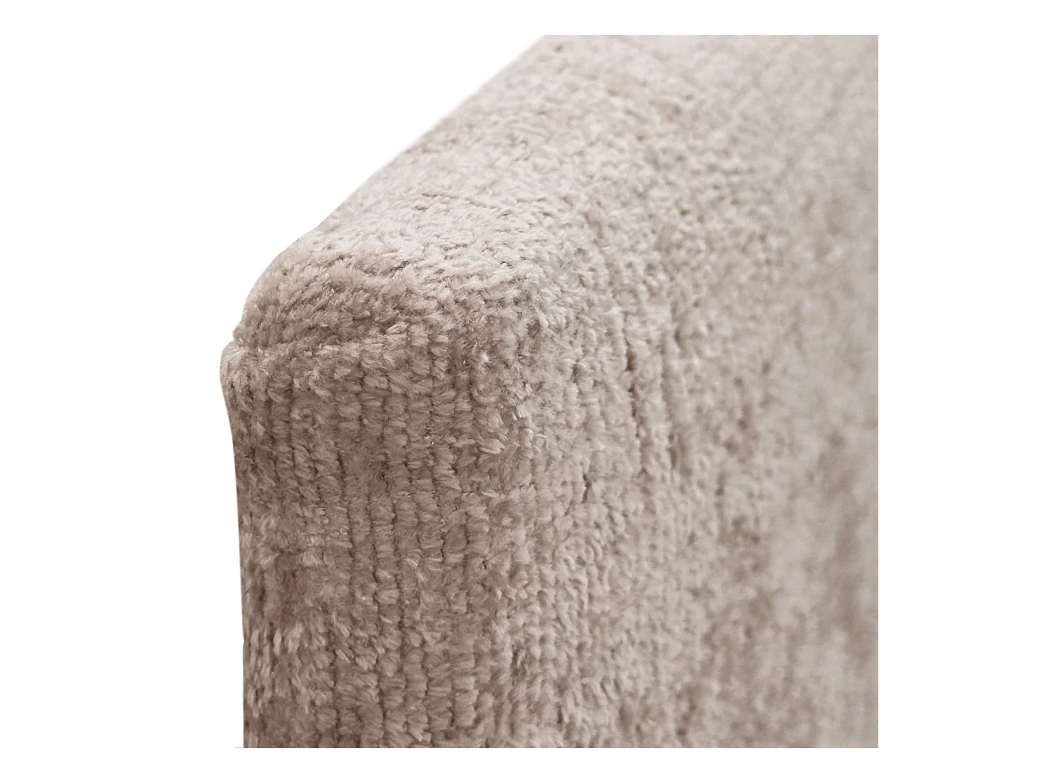 DHOME Kopfteil aus Naturwolle mit Knöpfen, 90 x 50 cm, Betten 80/90 – Hellbraun