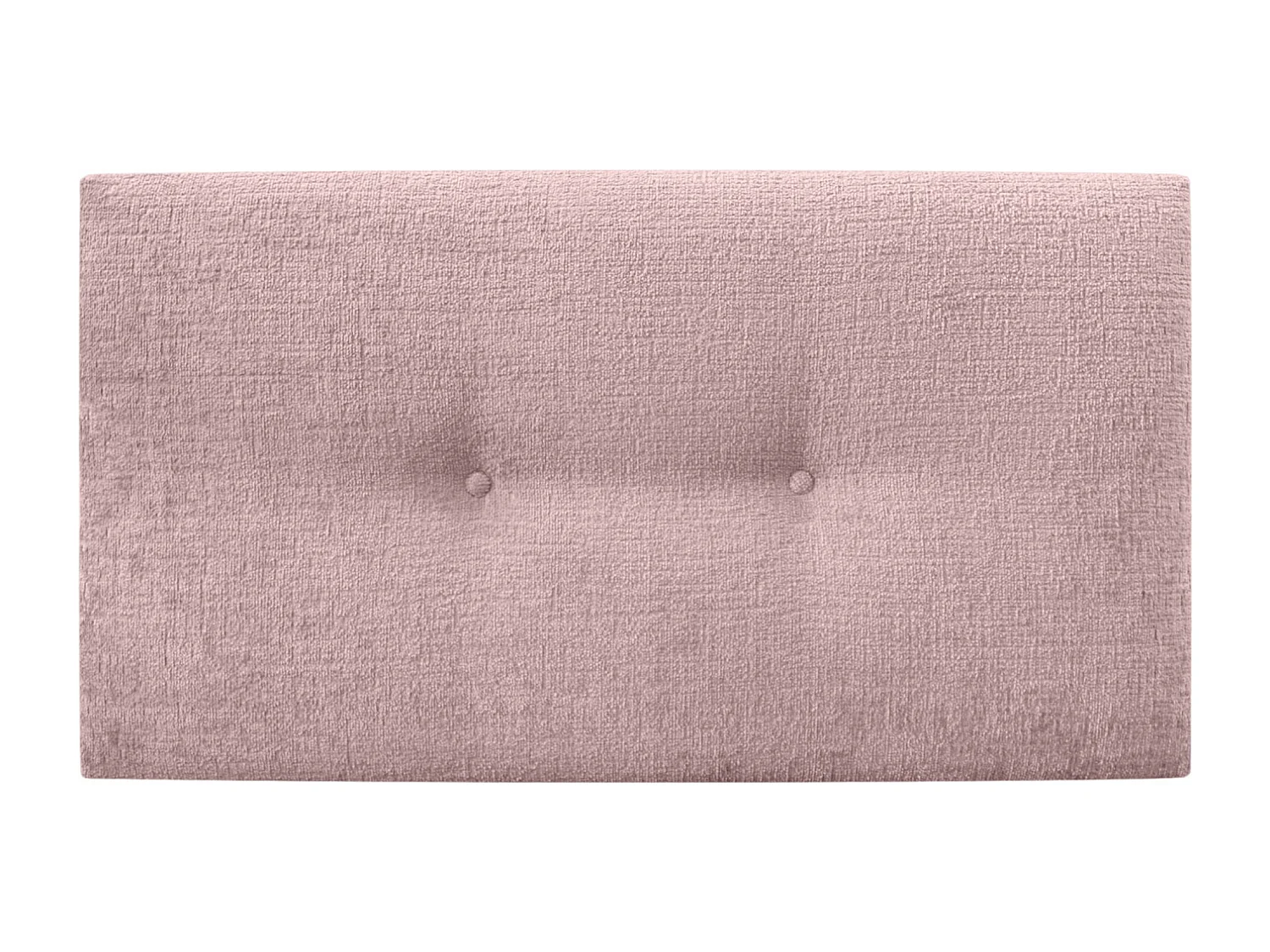 DHOME Tête de Lit Laine Naturelle avec Boutons 95x50cm Lits 90 - Saumon