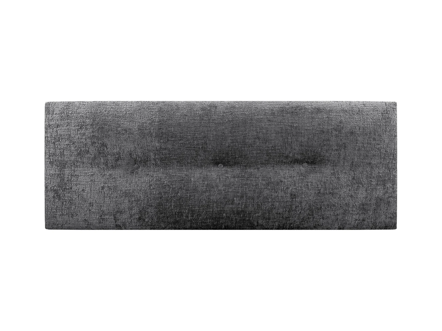 DHOME Tête de Lit Laine Naturelle avec Boutons 160x50cm Lits 150/160 - Gris Foncé