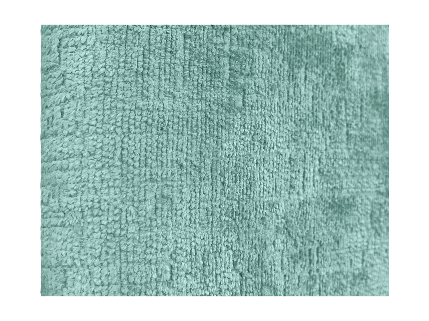 DHOME Tête de Lit Laine Naturelle avec Boutons 160x105cm avec Pieds de Lit 150/160 - Vert Aqua