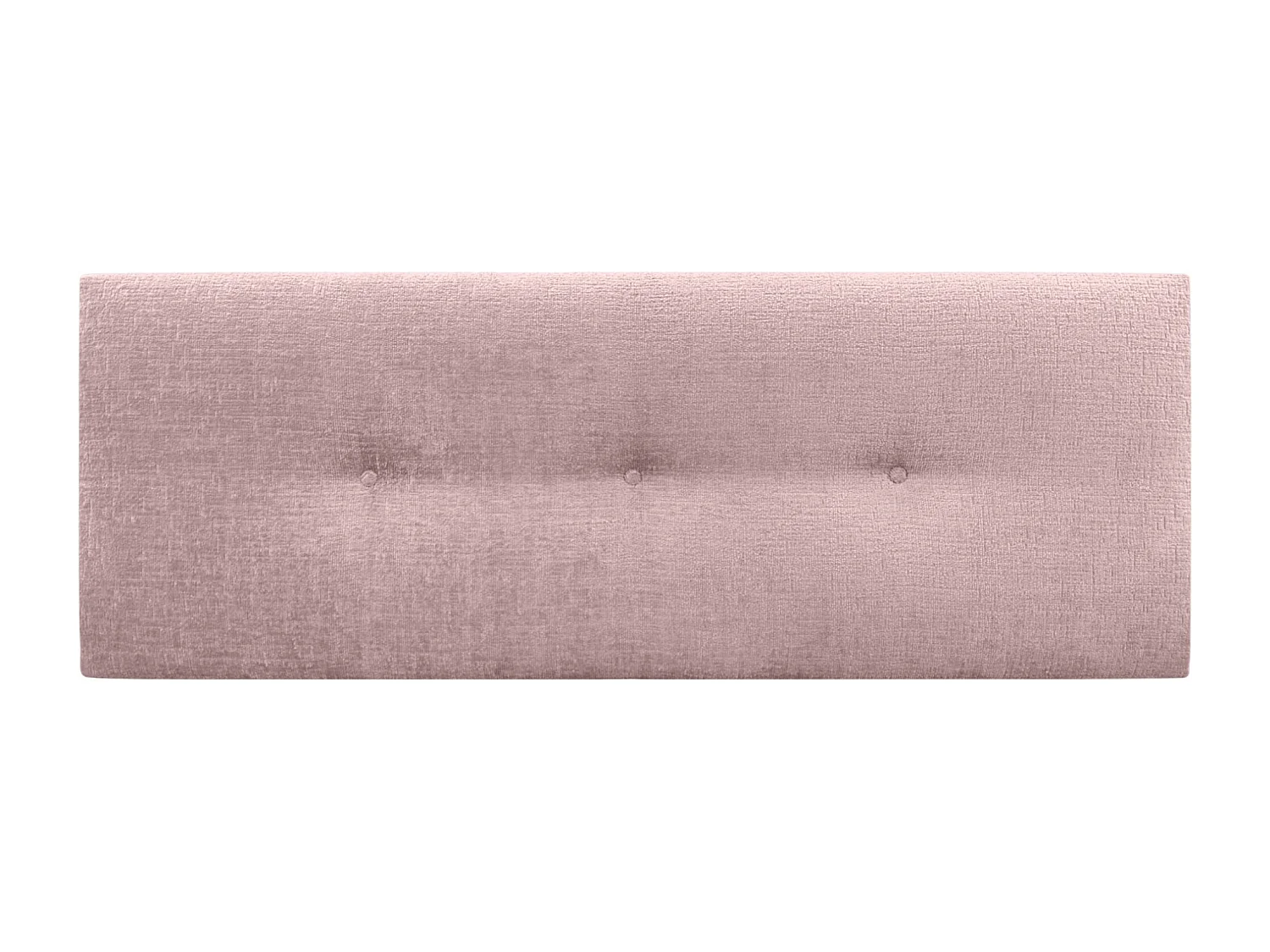 DHOME Tête de Lit Laine Naturelle avec Boutons 135x50cm Lits 120/135 - Saumon