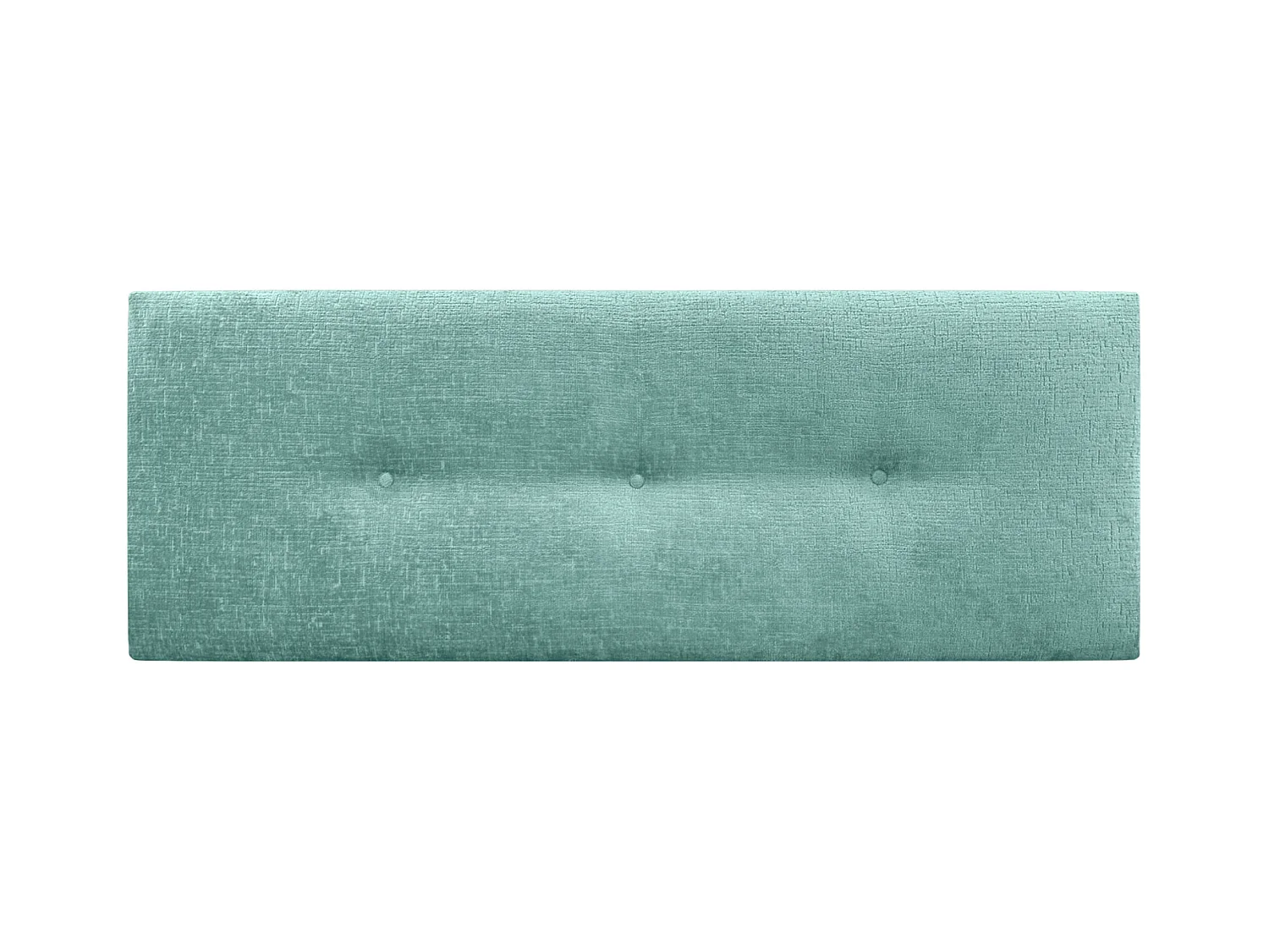DHOME Tête de Lit Laine Naturelle avec Boutons 150x50cm Lits 150 - Vert Aqua