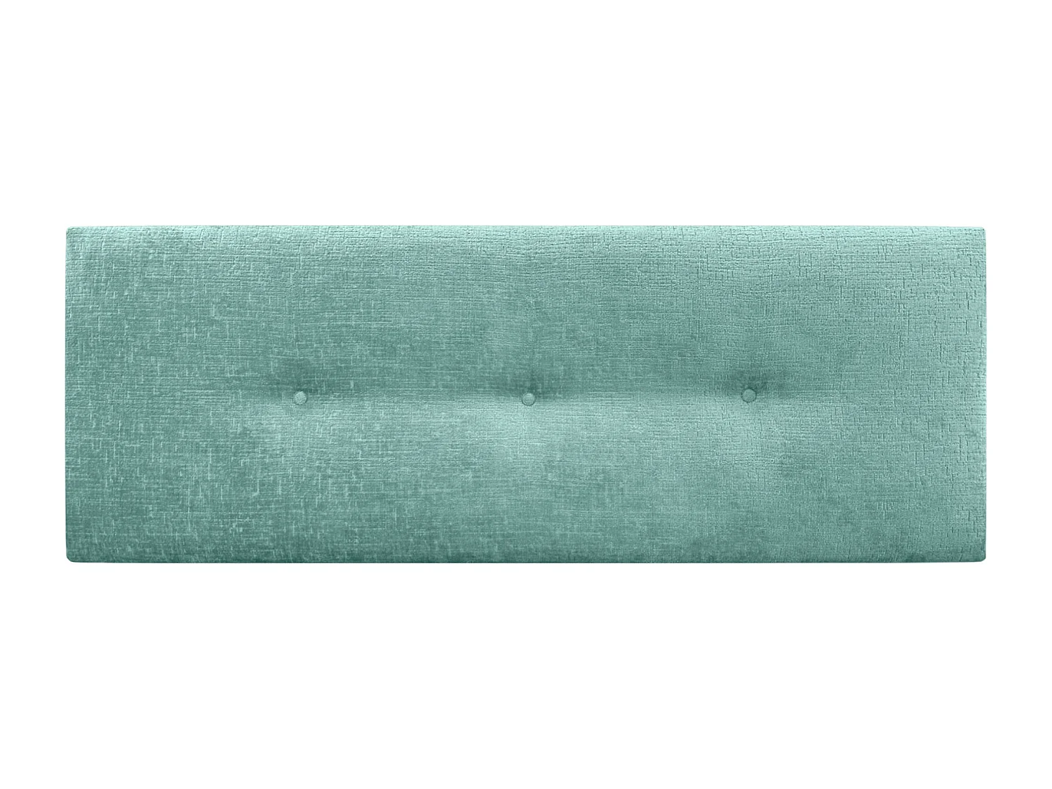 DHOME Tête de Lit Laine Naturelle avec Boutons 150x50cm Lits 150 - Vert Aqua