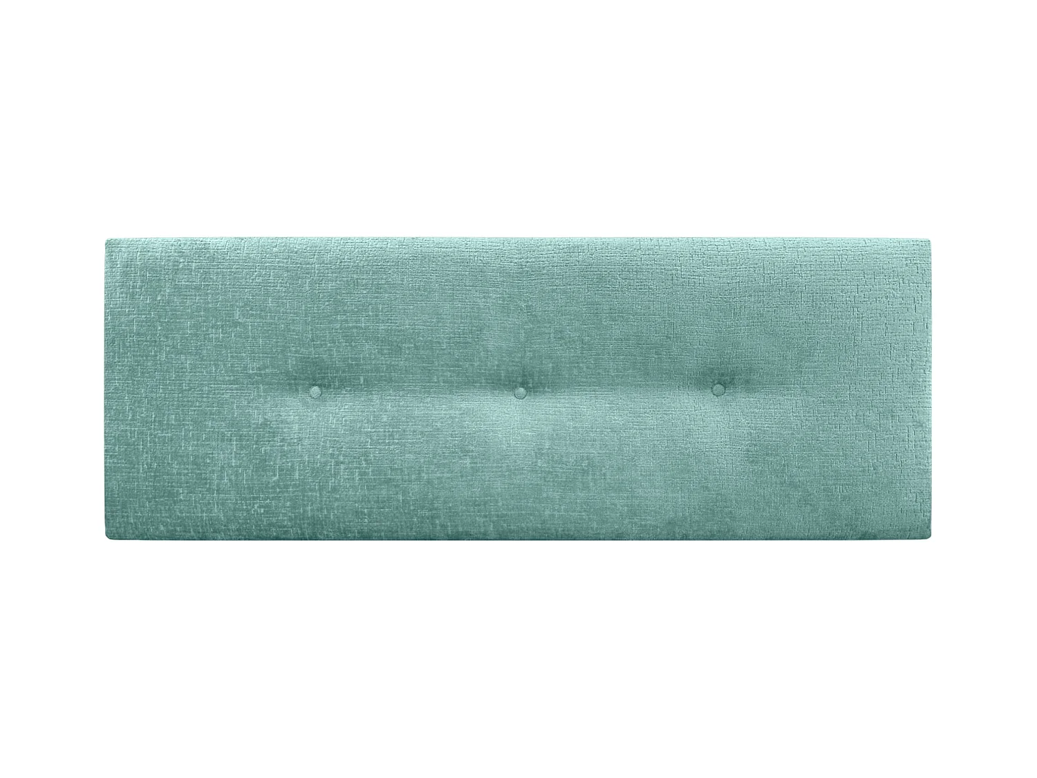 DHOME Tête de Lit Laine Naturelle avec Boutons 135x50cm Lits 120/135 - Vert Aqua