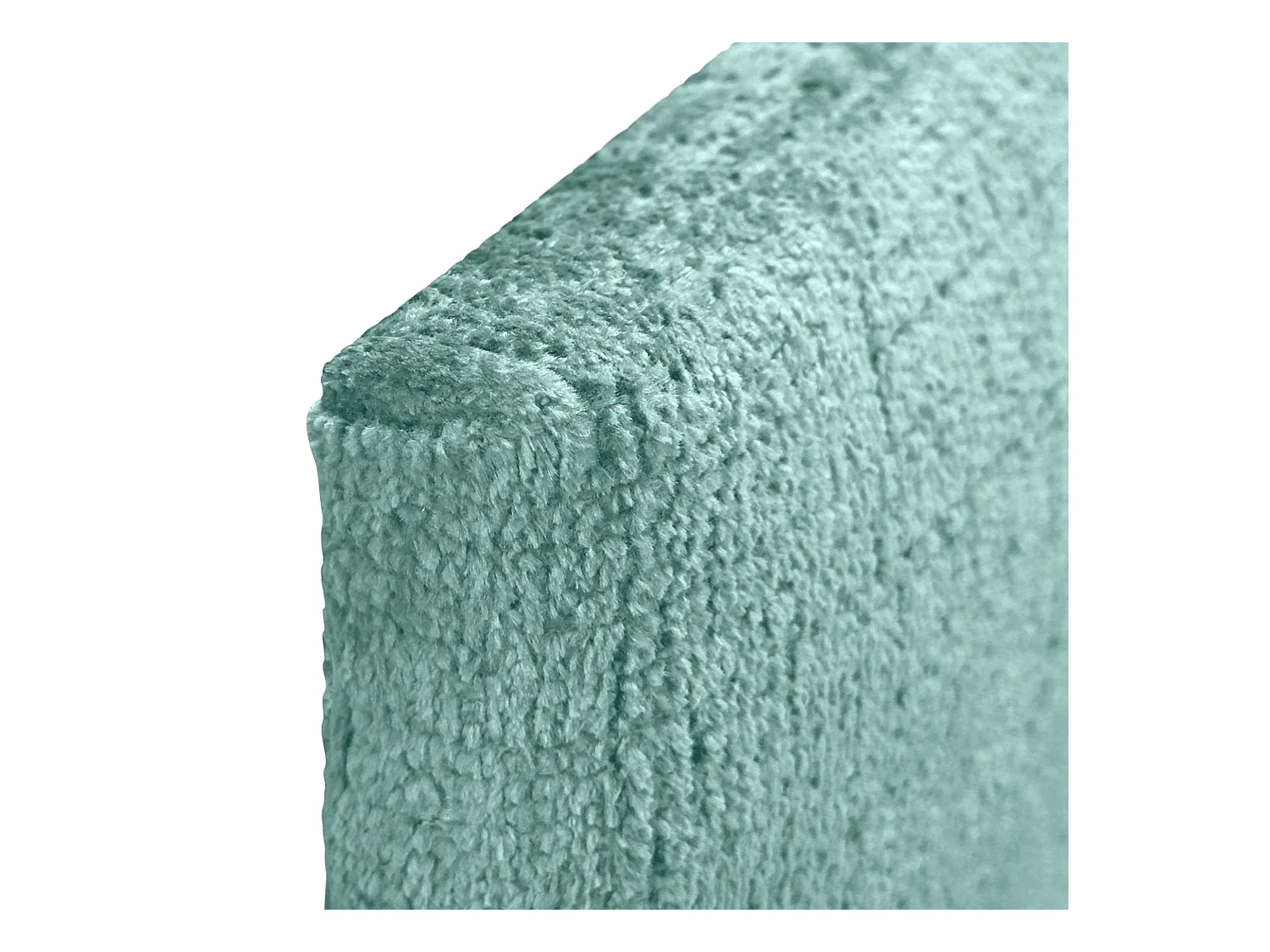 DHOME Tête de Lit Laine Naturelle avec Boutons 135x50cm Lits 120/135 - Vert Aqua