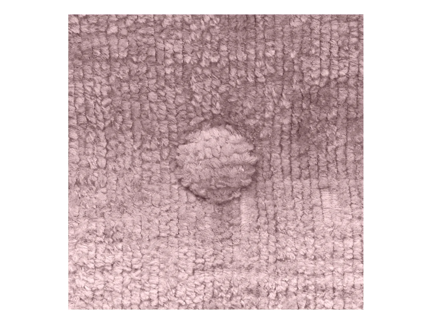 DHOME Kopfteil aus Naturwolle mit Knöpfen 90 x 105 cm mit Bettbeinen 80/90 – Lachs