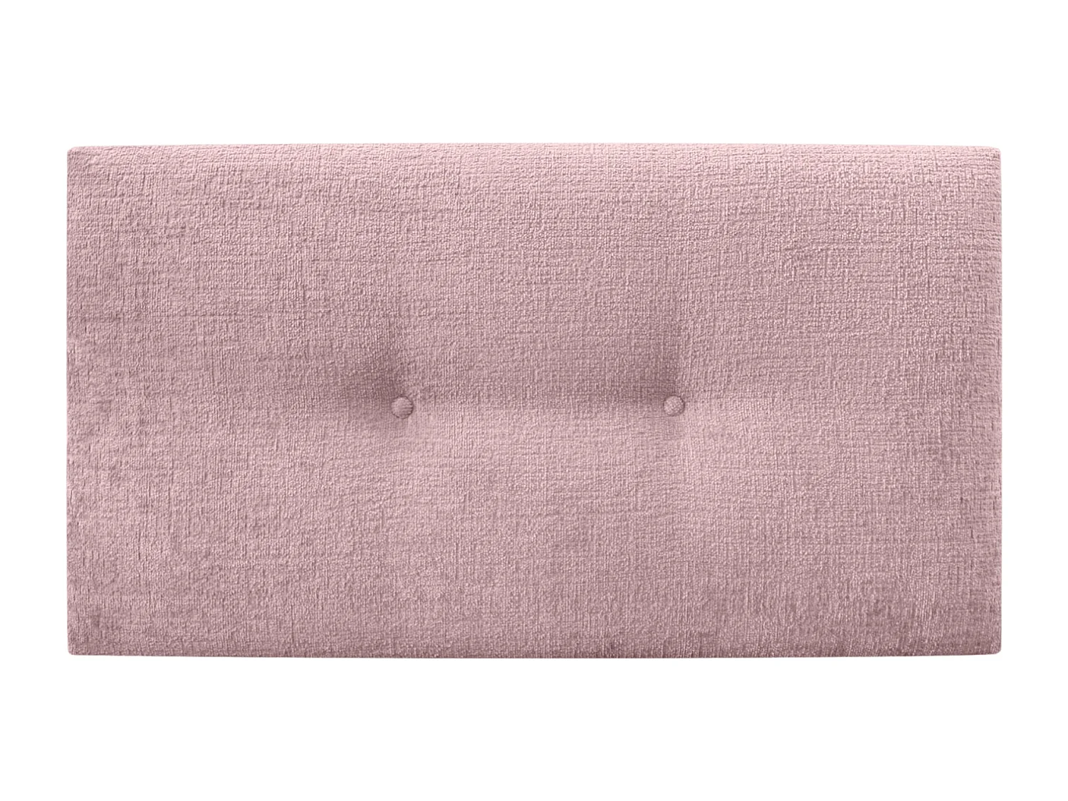 DHOME Kopfteil aus Naturwolle mit Knöpfen, 90 x 50 cm, 80/90 Betten – Lachs