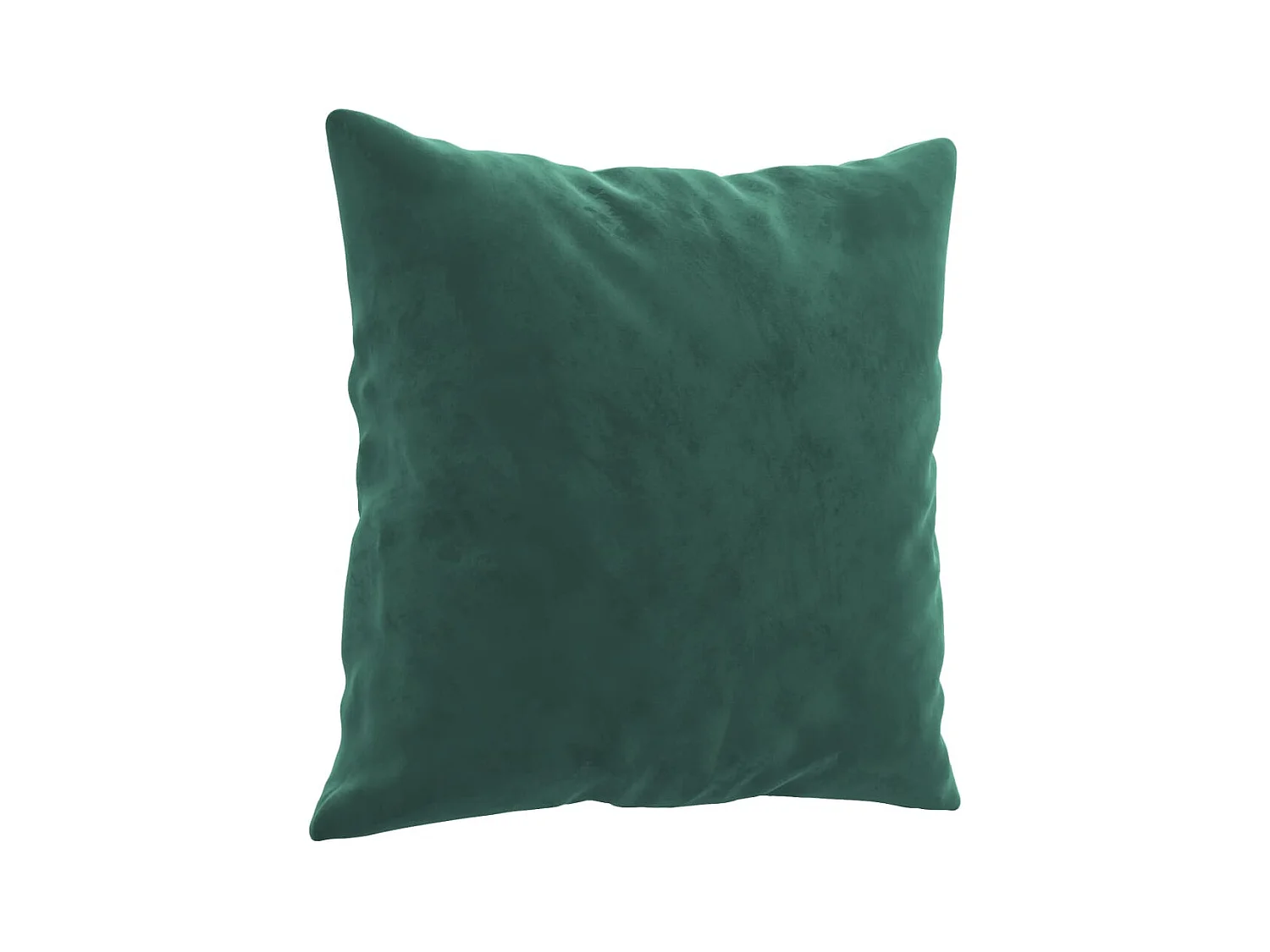 Canapé 2 places avec oreillers vert foncé 140 cm velours